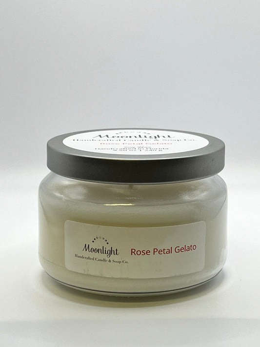 Rose Petal Gelato - Soy Wax Candle