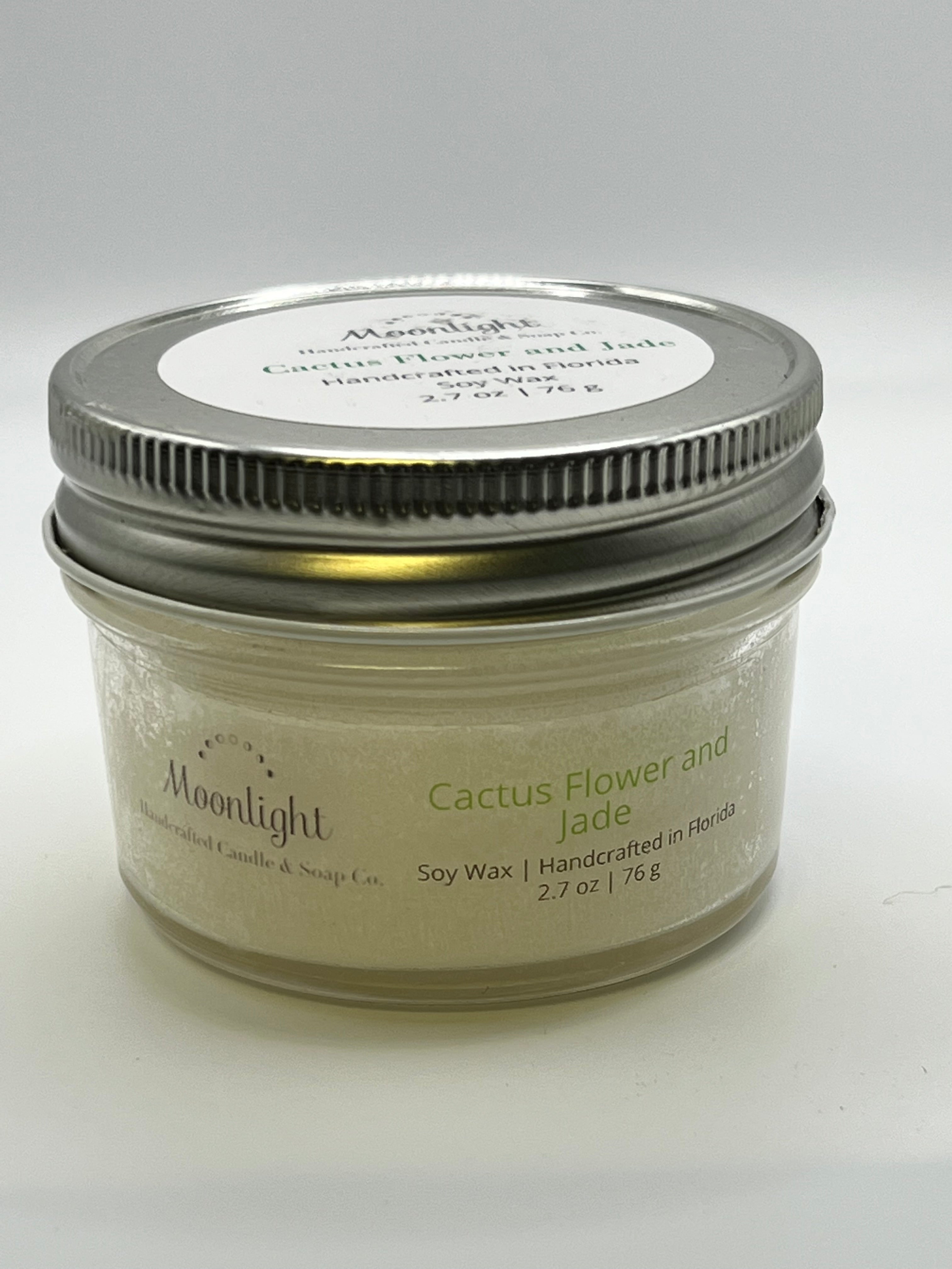 Cactus Flower and Jade Soy Candle Vegan Candle Natural Soy Wax Candle – SMG  Scentual Creations